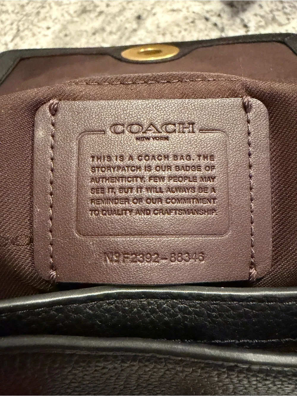 Coach Cassie Crossbody 19 in Black Pebble Leather – Style 88346 (EUC)